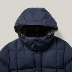 ZANTER VINTAGE DOWN JACKET - NAVY -BARBOUR shop 004 1024x1024@2x