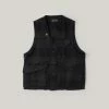 1ST PAT-RN RANGER TRAVELLER VEST - BLACK/MILITARY CHECK 1 1ST PAT-RN RANGER TRAVELLER VEST - BLACK/MILITARY CHECK -BARBOUR shop 1stPatrn FW21 4 1024x1024@2x