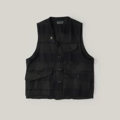 1ST PAT-RN RANGER TRAVELLER VEST - BLACK/MILITARY CHECK