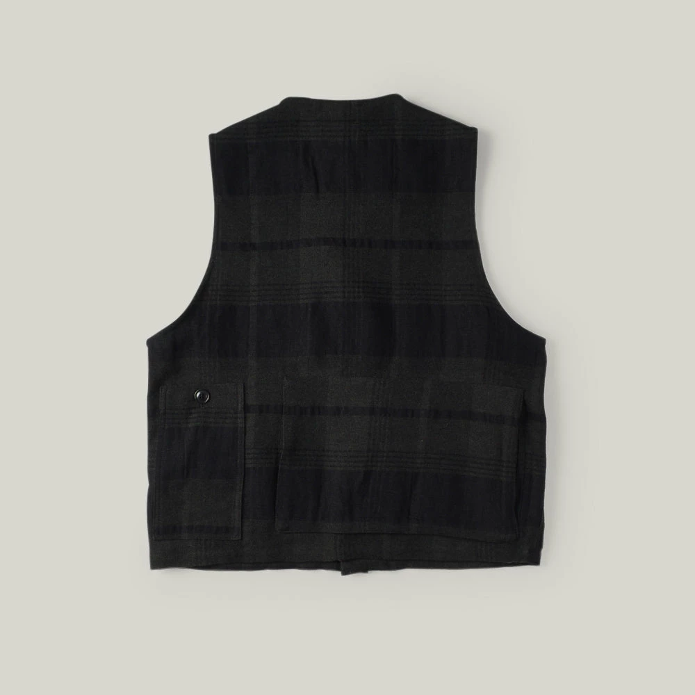 1ST PAT-RN RANGER TRAVELLER VEST - BLACK/MILITARY CHECK 4 1ST PAT-RN RANGER TRAVELLER VEST - BLACK/MILITARY CHECK - Image 2