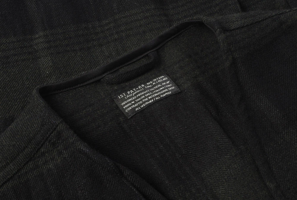 1ST PAT-RN RANGER TRAVELLER VEST - BLACK/MILITARY CHECK 7 1ST PAT-RN RANGER TRAVELLER VEST - BLACK/MILITARY CHECK - Image 5