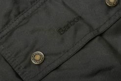 BARBOUR HIGHCLERE WAX JACKET - OLIVE -BARBOUR shop BARBOURDETAILS 3 1024x1024@2x