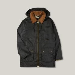 BARBOUR HIGHCLERE WAX JACKET - OLIVE