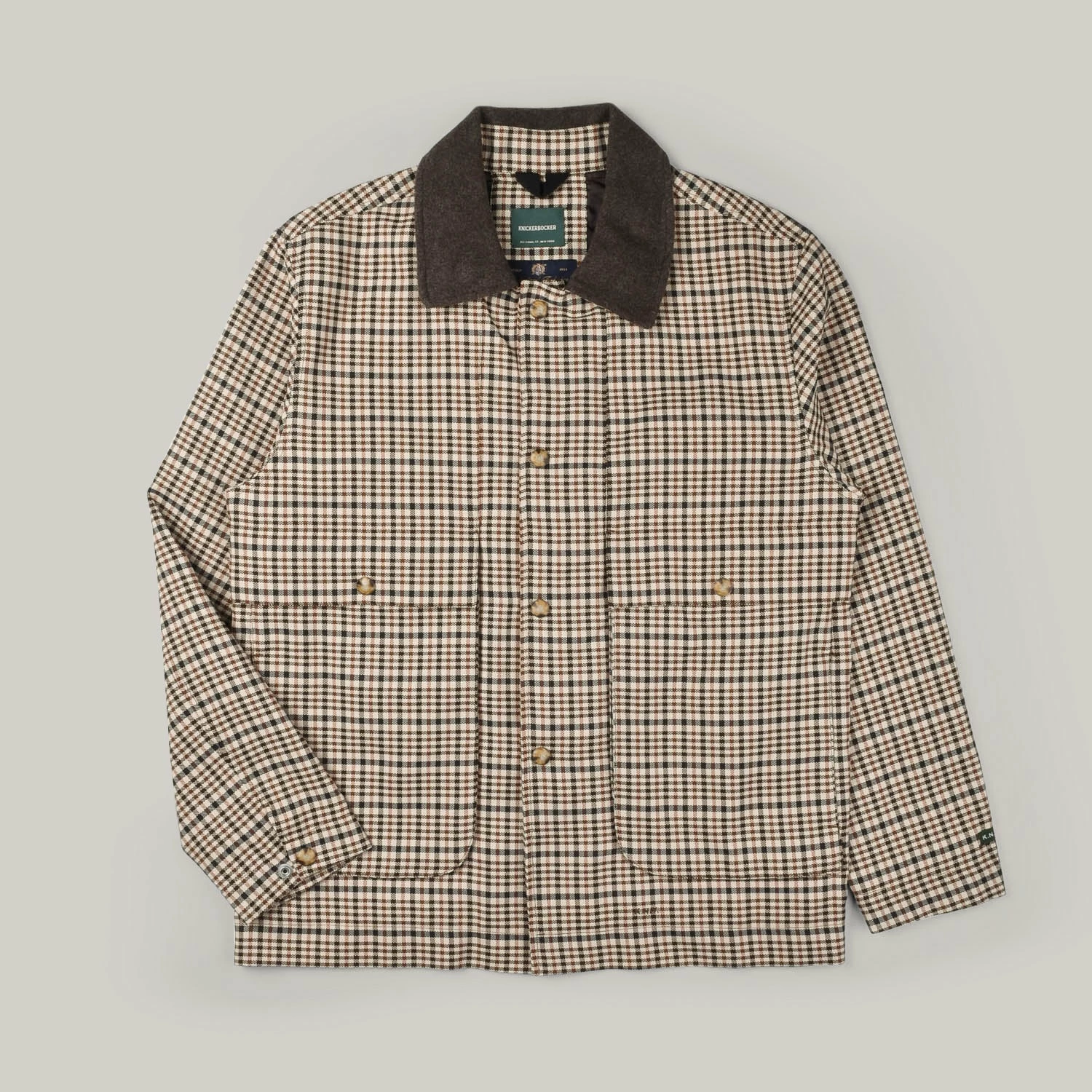 KNICKERBOCKER CUMBRIA COAT - CHECK 2 KNICKERBOCKER CUMBRIA COAT - CHECK