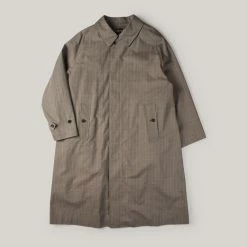 LENO BAL COLLAR COAT - GLEN CHECK