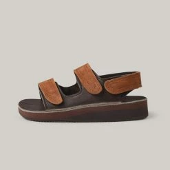 MONITALY LEATHER 3 STRAP SANDAL - TOBACCO X CHOCOLATE 10 MONITALY LEATHER 3 STRAP SANDAL - TOBACCO X CHOCOLATE -BARBOUR shop Monitaly Chamula Shoes Dec22 10 1024x1024@2x