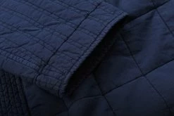 SNOW PEAK PATCHWORK QUILTED NORAGI COAT - NAVY -BARBOUR shop SNOWPEAKDETAILS 56 1024x1024@2x