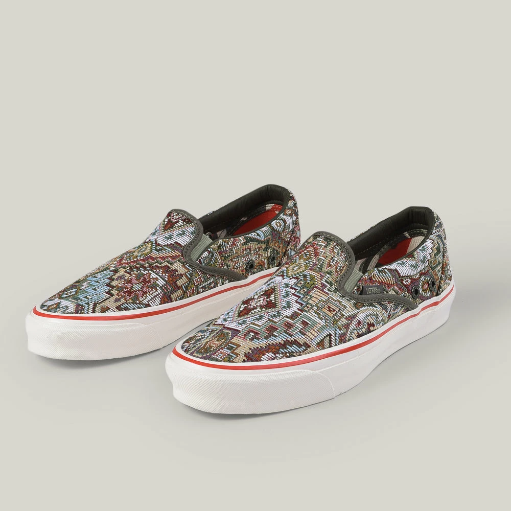 VANS VAULT X NIGEL CABOURN CLASSIC SLIP ON LX - CARPET GREEN MIX 3 VANS VAULT X NIGEL CABOURN CLASSIC SLIP ON LX - CARPET GREEN MIX