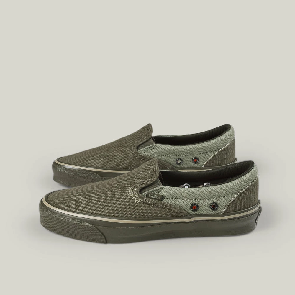 VANS VAULT X NIGEL CABOURN OG CLASSIC SLIP-ON LX - USMC ARMY MIX 5 VANS VAULT X NIGEL CABOURN OG CLASSIC SLIP-ON LX - USMC ARMY MIX - Image 3