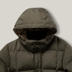 ZANTER VINTAGE DOWN JACKET - KHAKI -BARBOUR shop Zanter PPHH 4 1024x1024@2x