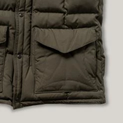 ZANTER VINTAGE DOWN JACKET - KHAKI -BARBOUR shop Zanter PPHH 5 1024x1024@2x